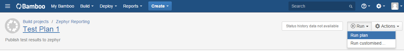 Run plan button Run plan button