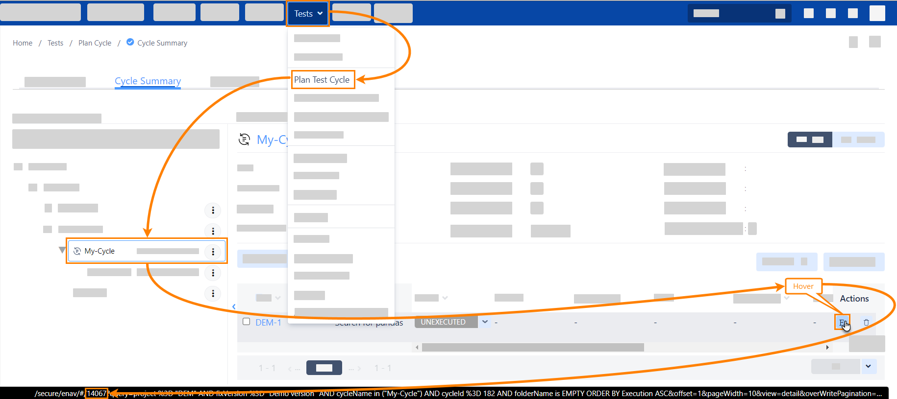 Execution ID Execution ID