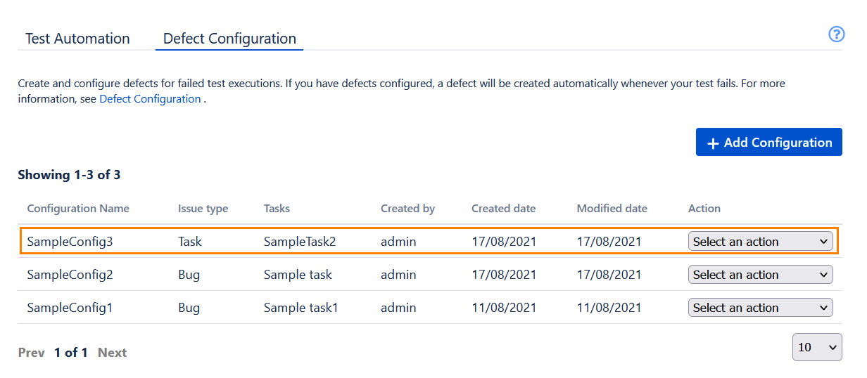 New Configuration New Configuration