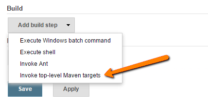 Add build setup dropdown Add build setup dropdown