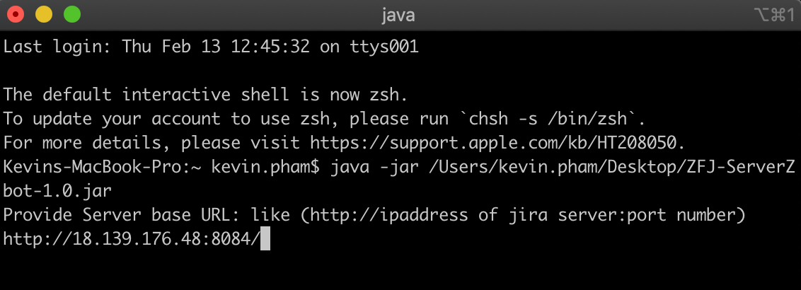 Server base URL Server base URL