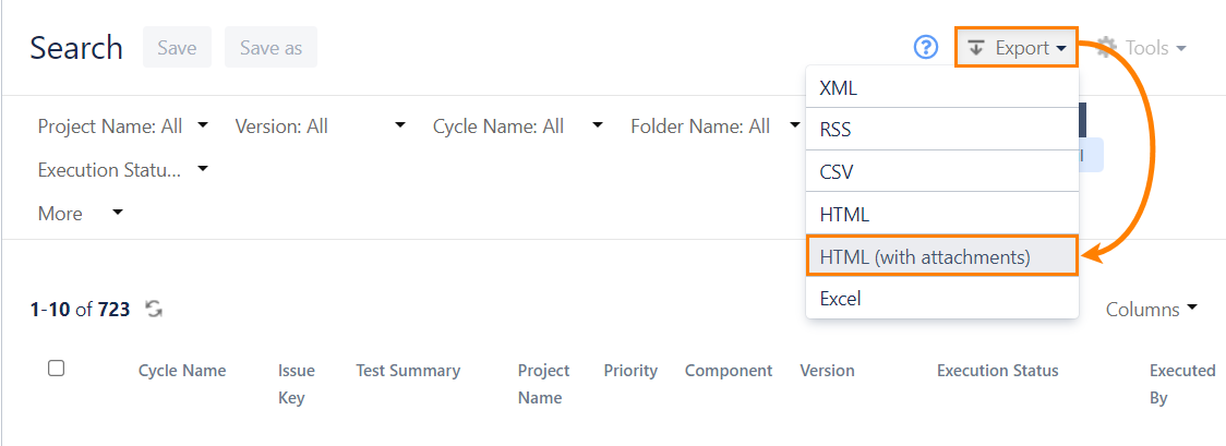 Export HTML with attachments Export HTML with attachments